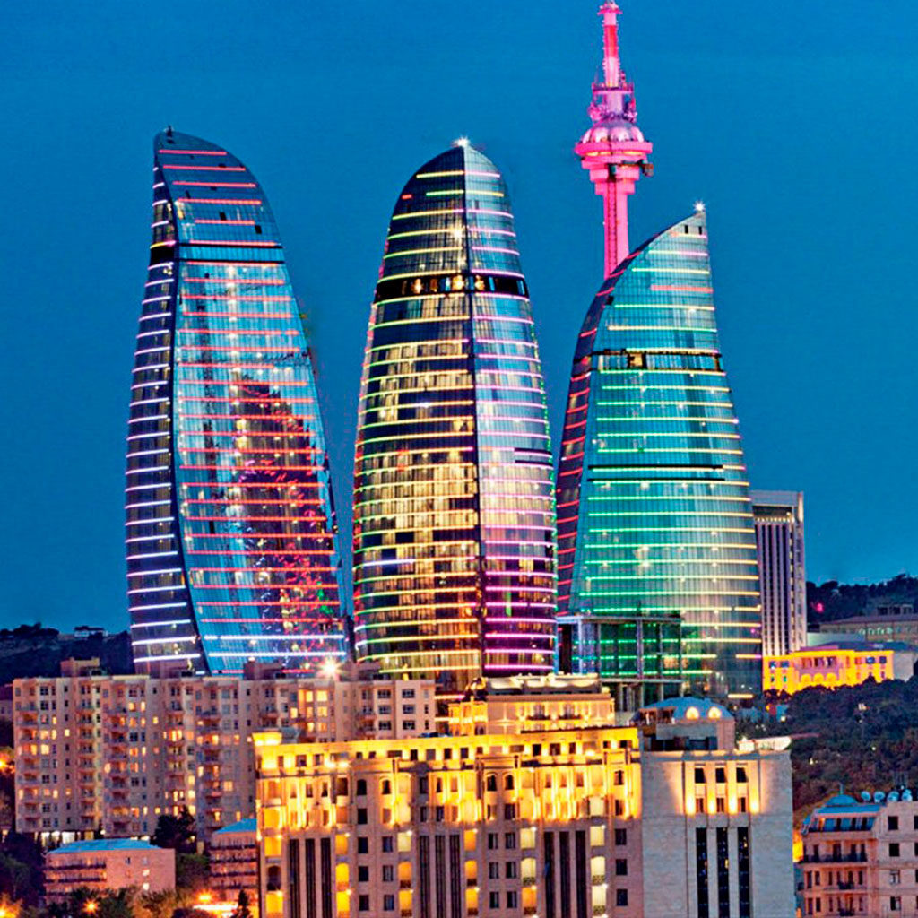 JUNG installation in the Flame Tower apartment, Baku