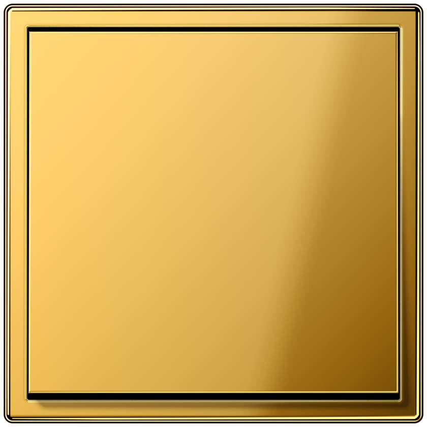 JUNG LS 990 switch in gold coloured finish
